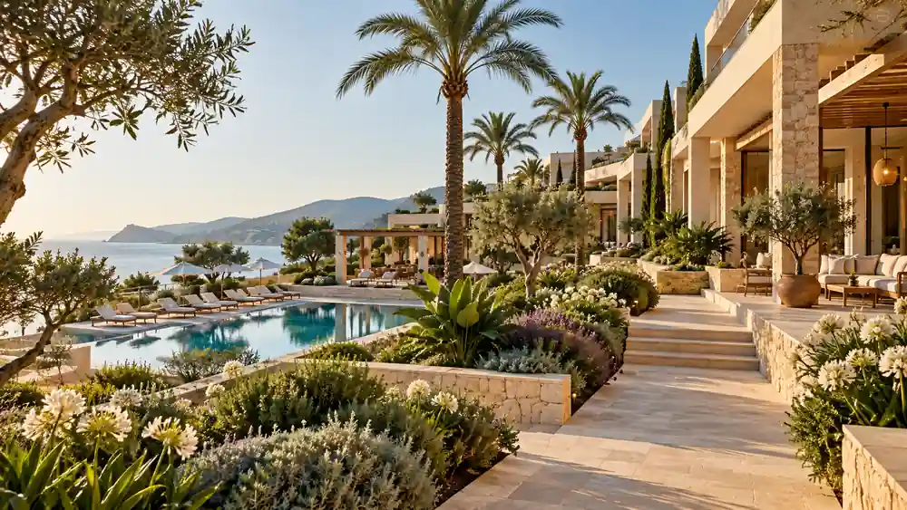 Jardines en hoteles y desarrollos inmobiliarios: una inversión que va más allá de la estética